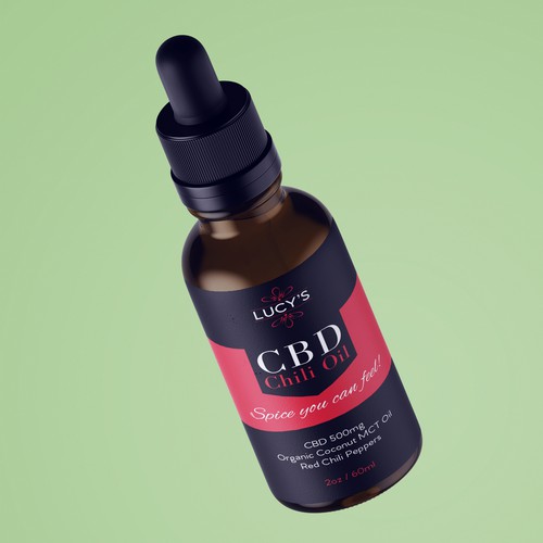 Label for CBD Oil bottle