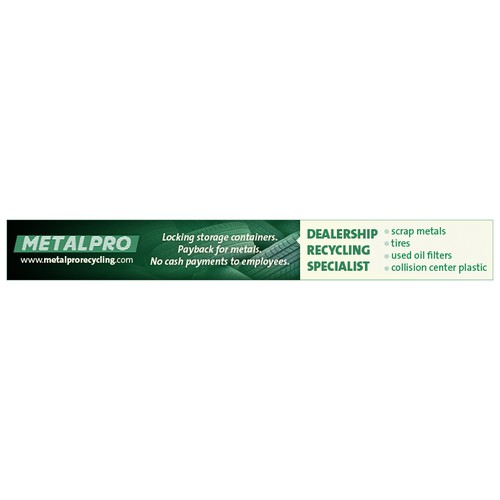 Help Metalpro with a new horizontal banner ad