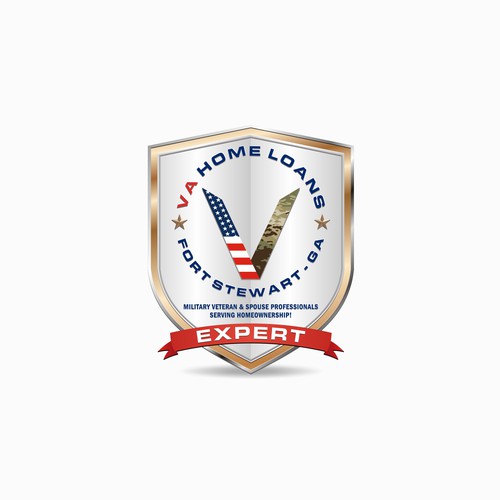 VA Home Loans logo design