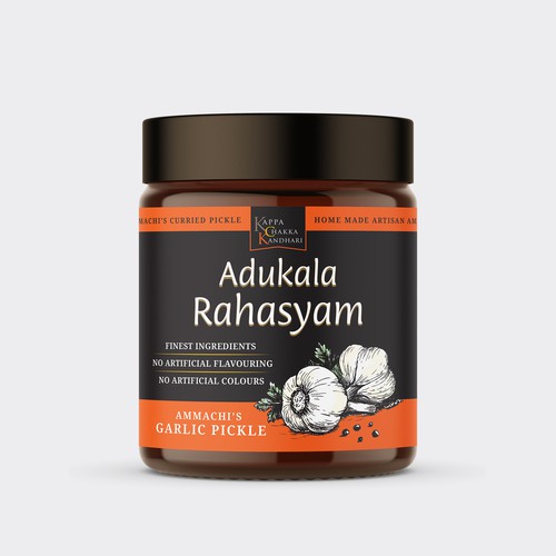 Rrtisan Pickle Label