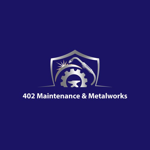 402 Maintenance & Metalworks Logo Design