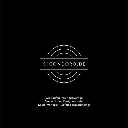 Modern logo for secondoro fashion store