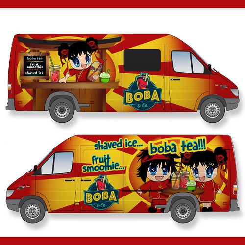 boba & Co. design a unique vehicle wrap