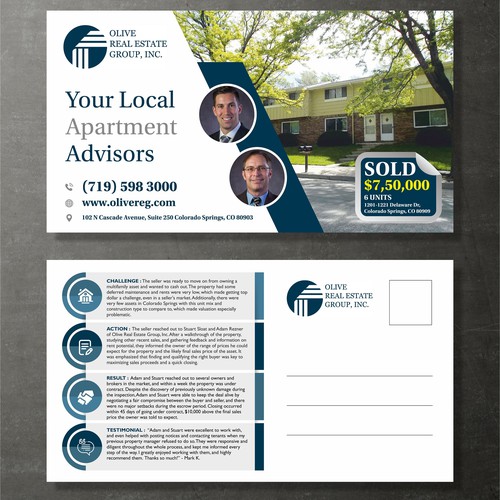 Postcard for Real Estate Group