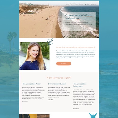 Speaker and Therapist Website Design