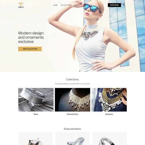 Theme Jewels Squarespace E-commerce