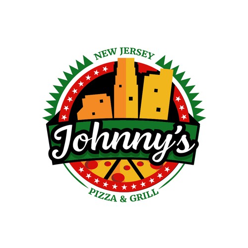 Johnny's Pizza & Grill NJ - Logo Design