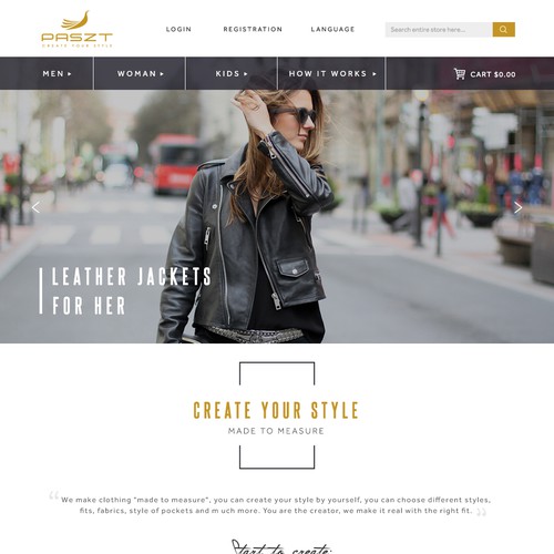 Fashion Website