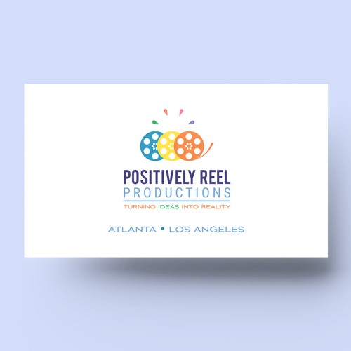 Positively Reel - Logo, Business Card, Squarespace Site