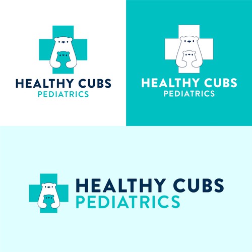 Modern Logo Concept for Pediatric Medical Practice