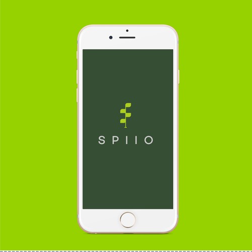 Create a simple, sustainable, symbiotic tech logo for a green worldwide platform.