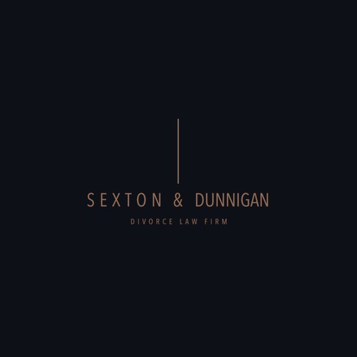 SEXTON & DUNNIGAN Divorce Law Firm Logo Design