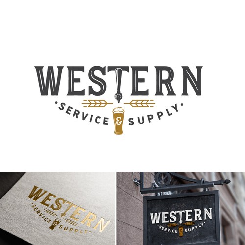 Identity for beer service and supply company