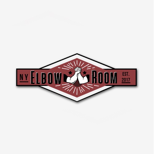 Retro logo for bar