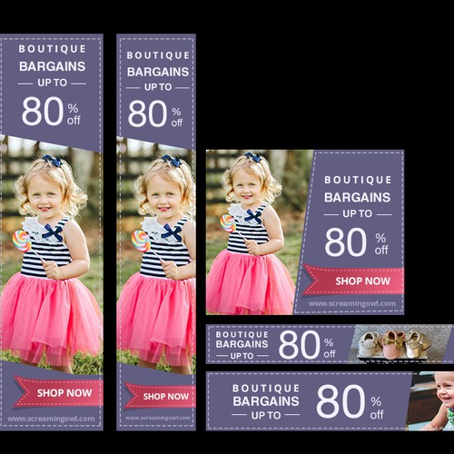 Children's Boutique Banner Ad