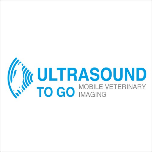 Logo concept for a mobile ultrasound vets
