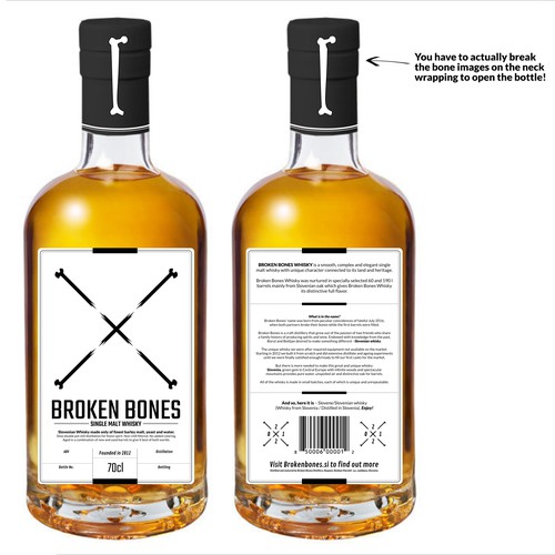 Whisky bottle design