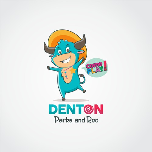 Concept logo for Denton Park and Rec