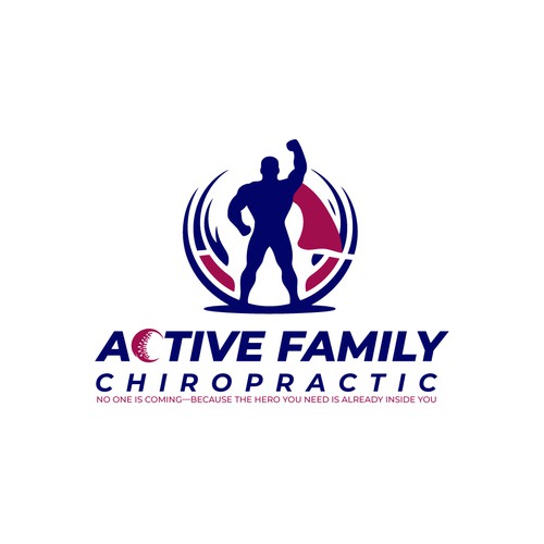 ACTIVE FAMILY CHIROPRACTIC logo design