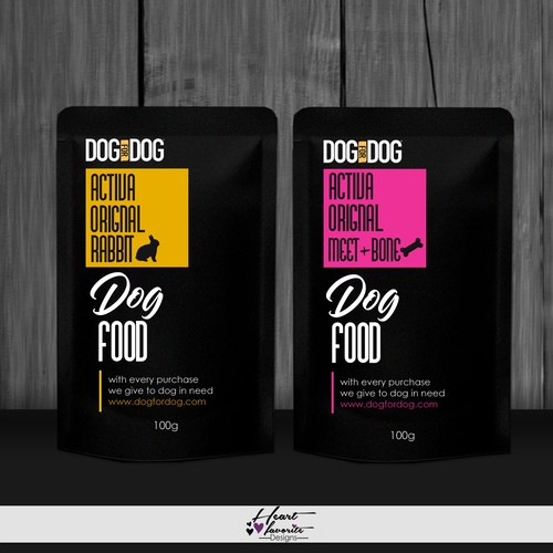 Design For Premium Dog Food Packaging(Entry Design)