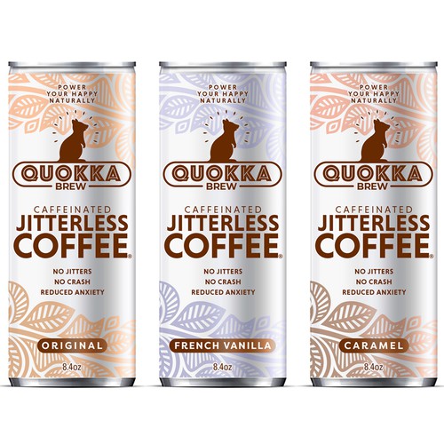 Package design for cold coffee drink