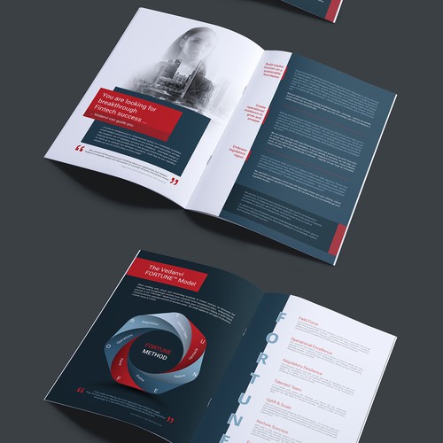 Finance brochure design
