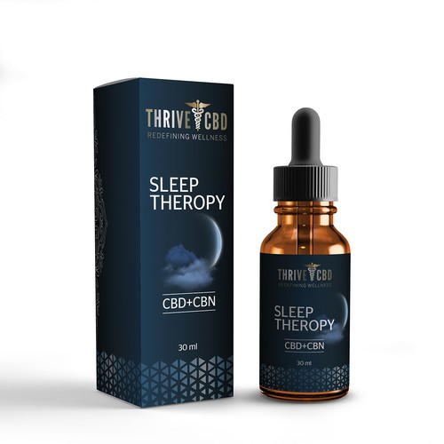 Packing Design For New CBD+CBN Tincture Company 