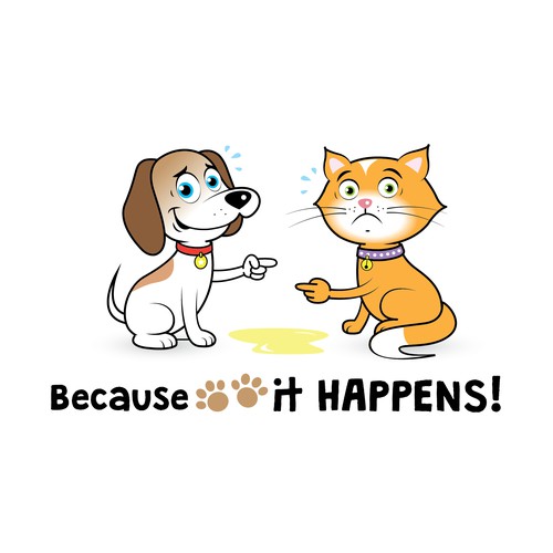 Cute Cat & Dog Mascots Needed (cartoon style)