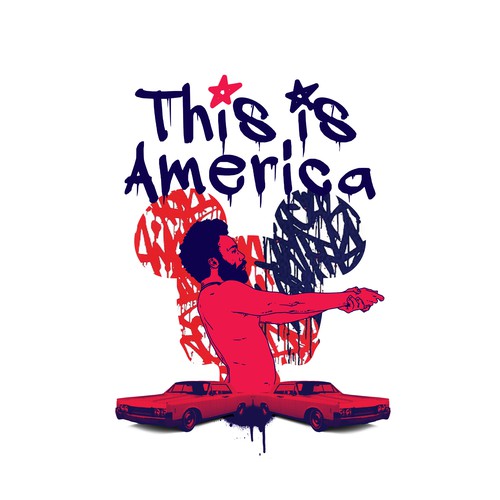 T-shirt Design "This is America"