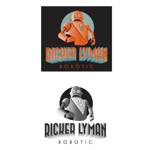 Ricker Lyman Robotic needs a retro Atomic Age logo