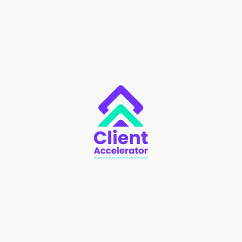 Bold logo concept for Client Accelerator 