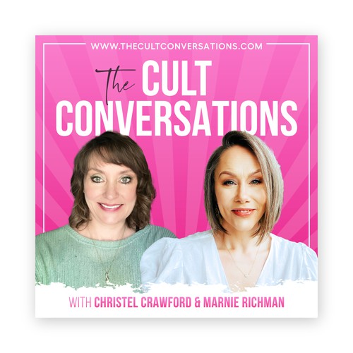 Eye-catching design for new podcast called The Cult Conversations