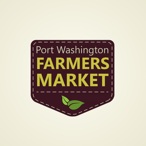 Port Washington WI Farmers Market Logo Refresh
