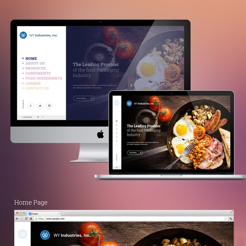Website design