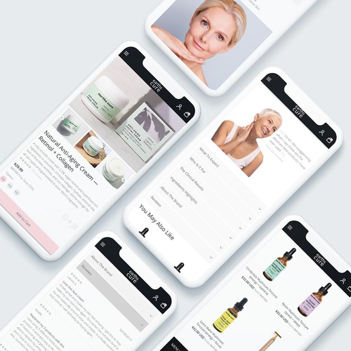 Product Landing Page Design/ Mobile First Approach