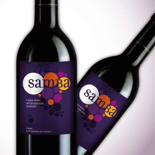 Wine label for Samba