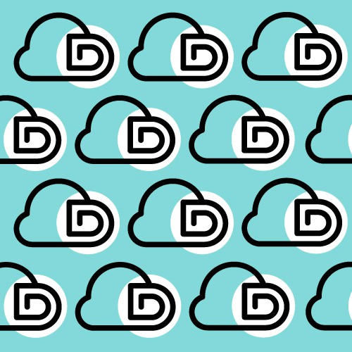 D Clouds Logo