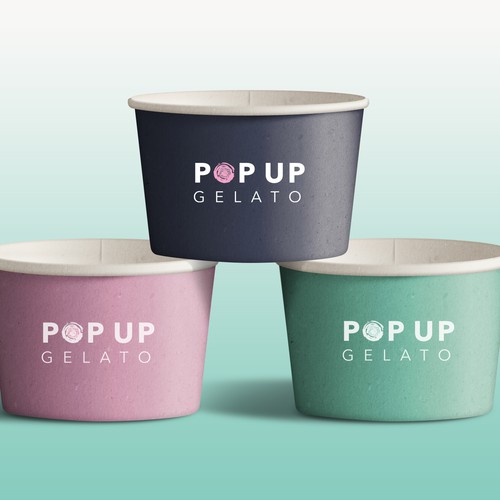 Logo for Pop Up Gelato event catering
