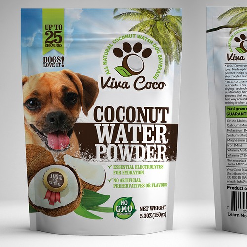 Nutritious All Natural Dog Beverage - Design the award winning packaging