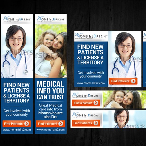 Create an enticing Banner Ad for Moms 1st Drs 2nd