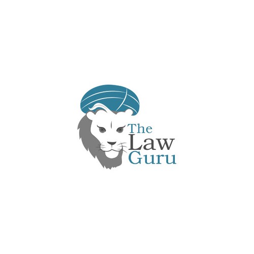Law Guru logo: Fresh vibrant logo for web-site providing legal e-courses
