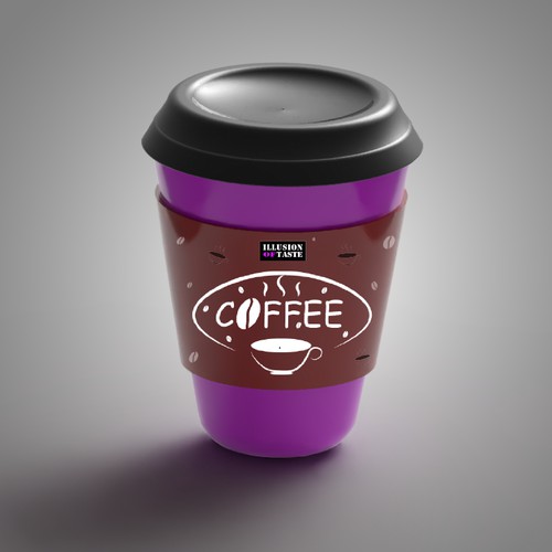 illusion of taste - Coffee Cup 2.0 - 3D Illustration - Model - Logo - Post 