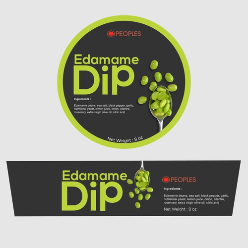 Edamame Hummus package