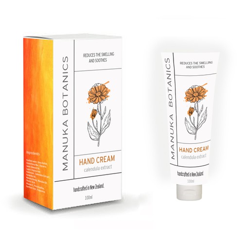 hand cream package