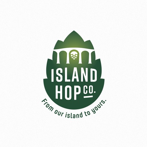 Logo Design Island Hop Company