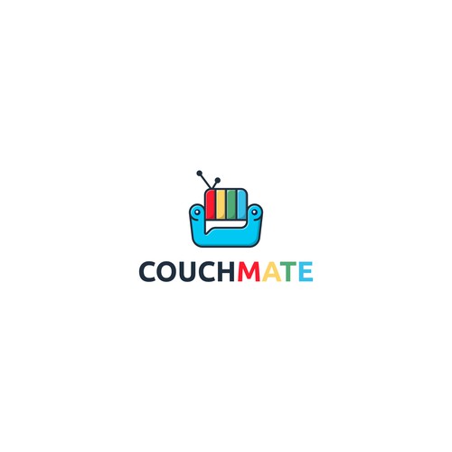 Couch and Bubble Chat Logo
