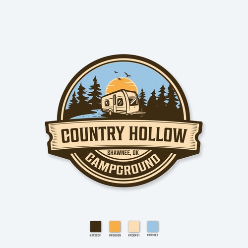 Logo Concept for a RV Park