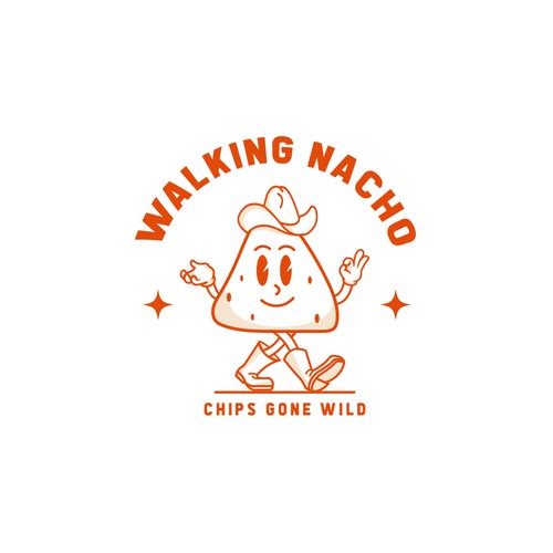 Logo concept for Walking Nacho