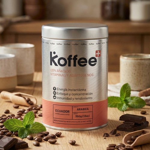 Koffee+ Premium Coffee Packaging Design
