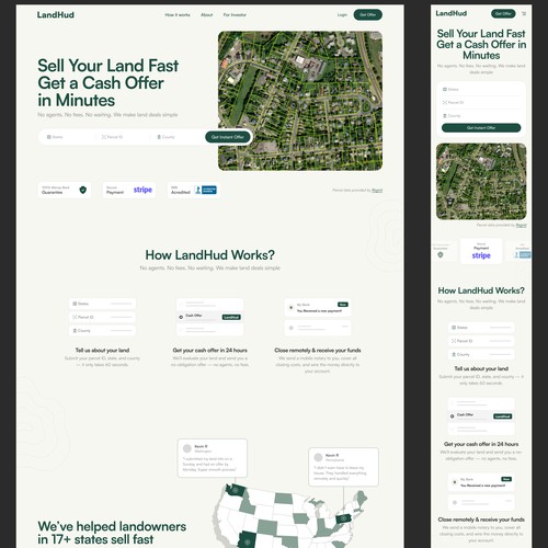 LLand selling website